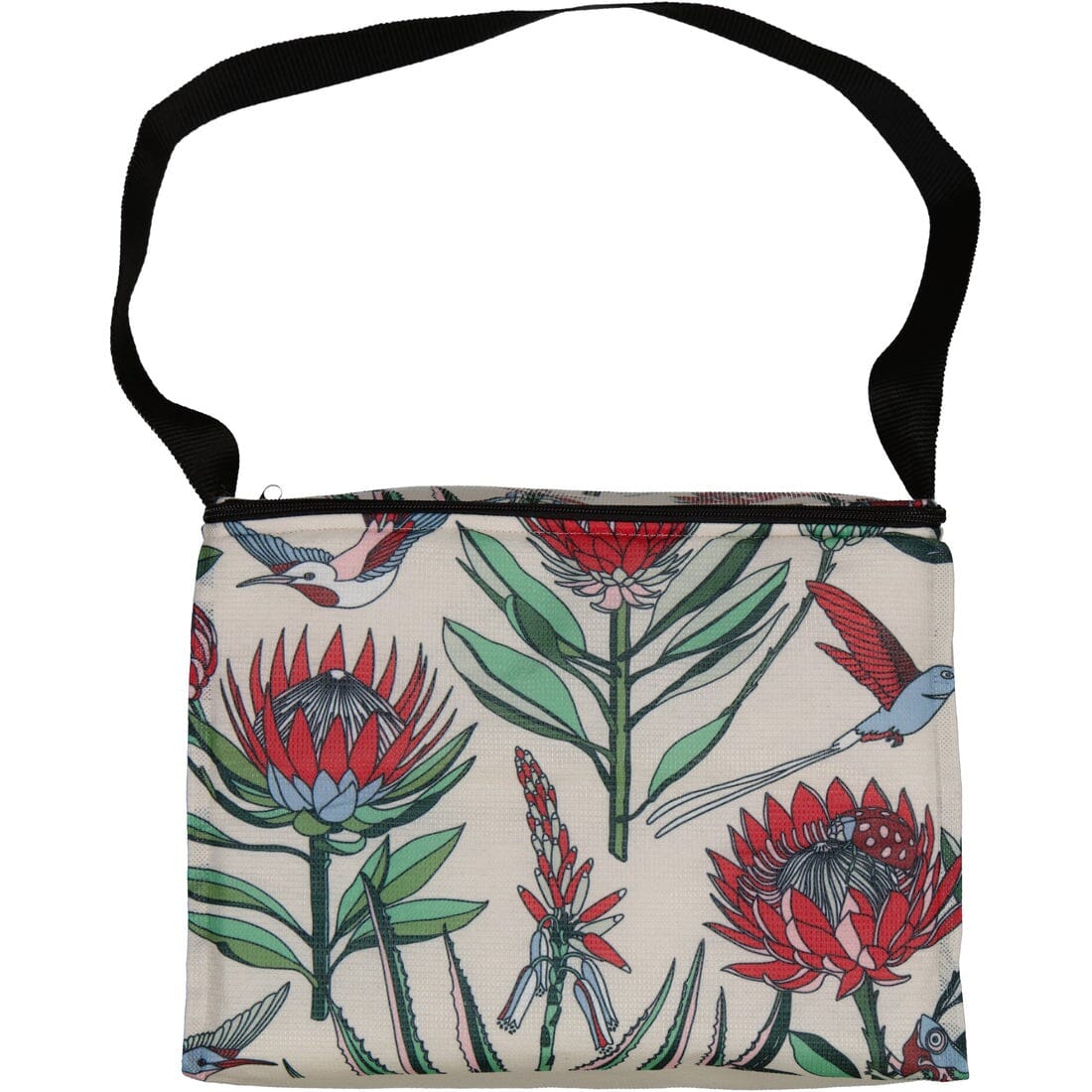 aLoveSupreme Cooler Bags (Medium) Food Storage aLoveSupreme bloom (red on cream)