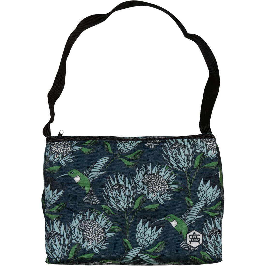 aLoveSupreme Cooler Bags (Medium) Food Storage aLoveSupreme protea (blue on gunmetal)
