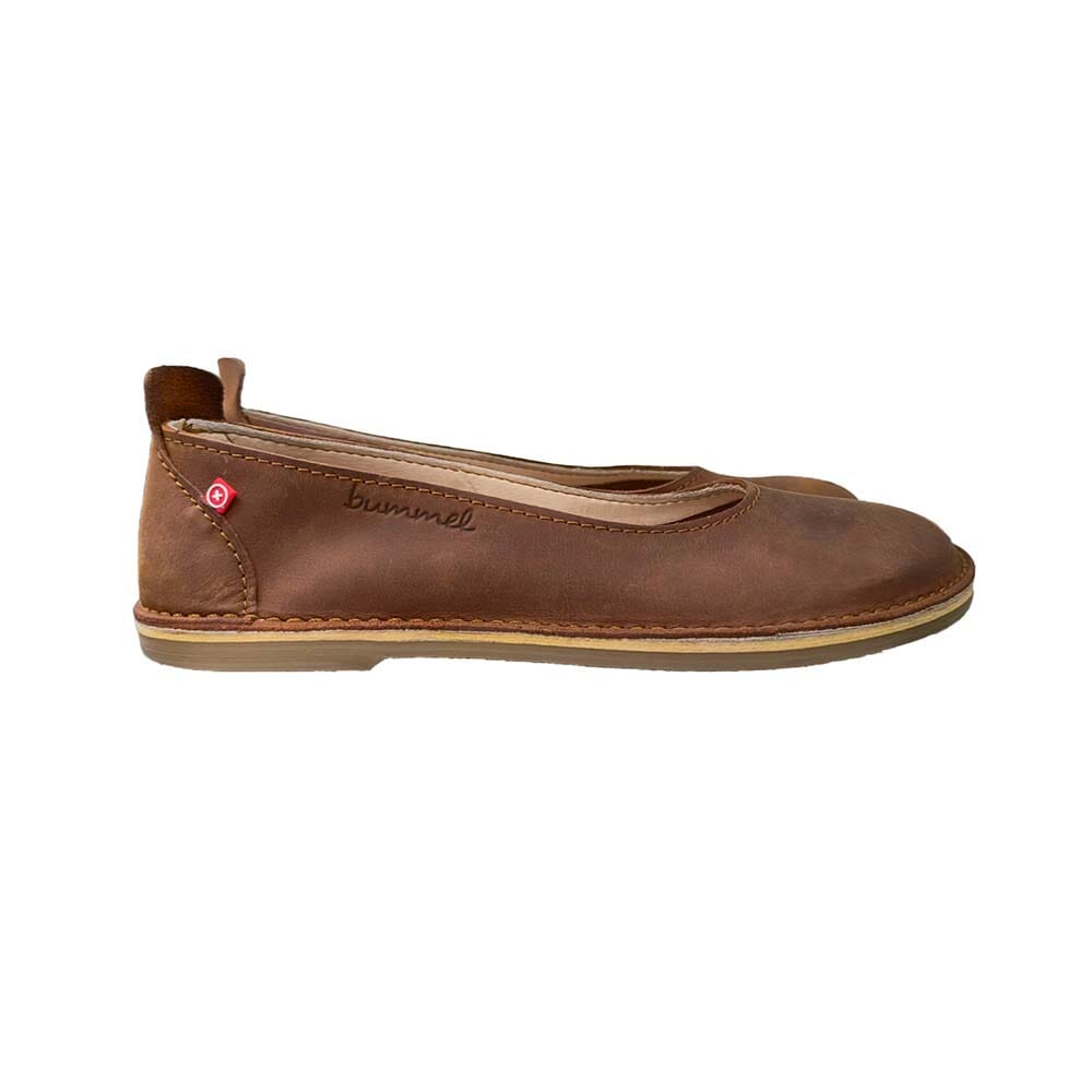 Bummel Zuri Leather Ballerina Shoe - Salvador Shoes Bummel