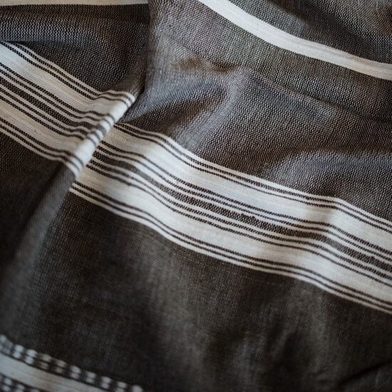 Ecru Adwa Woven Bath Towel - Granite Bathroom Accessories Ecru granite/natural