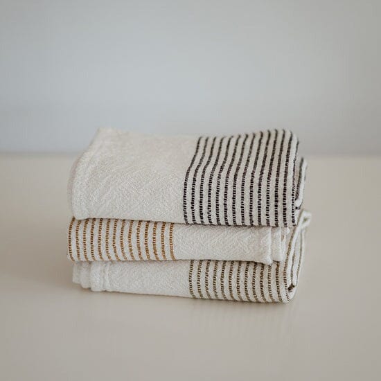 Ecru Skaap Woven Hand Towel - Mustard Bathroom Accessories Ecru