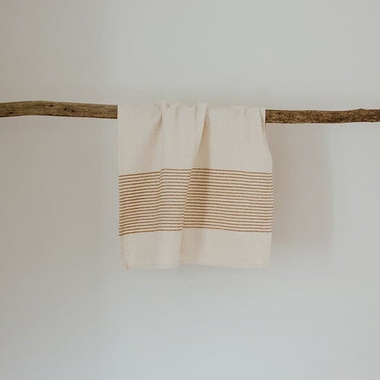 Ecru Skaap Woven Hand Towel - Mustard Bathroom Accessories Ecru