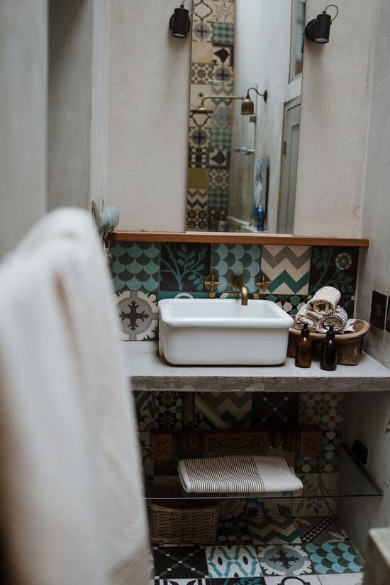 Ecru Skaap Woven Hand Towel - Olive Bathroom Accessories Ecru