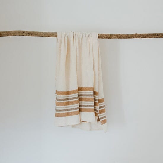 Ecru Woven Baby Blanket - Olive Afghans & Throws Ecru