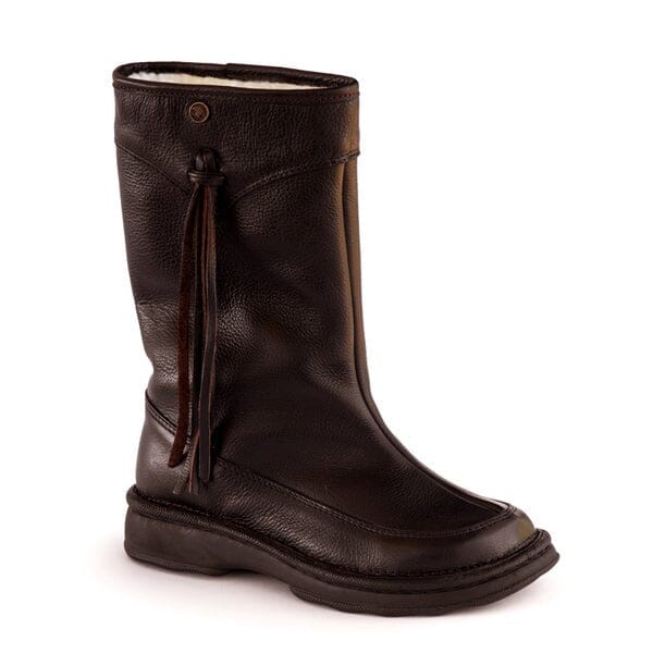 Groundcover Arctic Ladies Leather Wool Boot - Brown Boots Groundcover