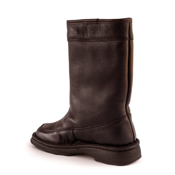 Groundcover Arctic Ladies Leather Wool Boot - Brown Boots Groundcover