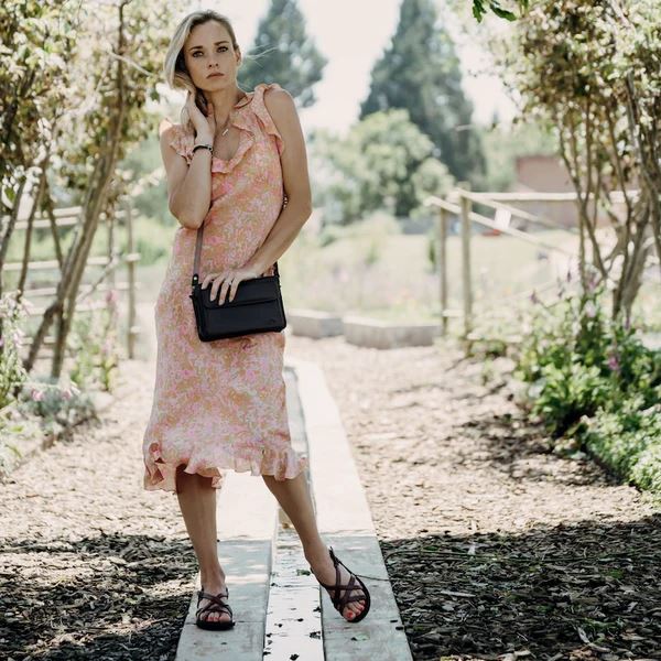 Groundcover Ladies Sandy Leather Sandal - Brown Sandals Groundcover