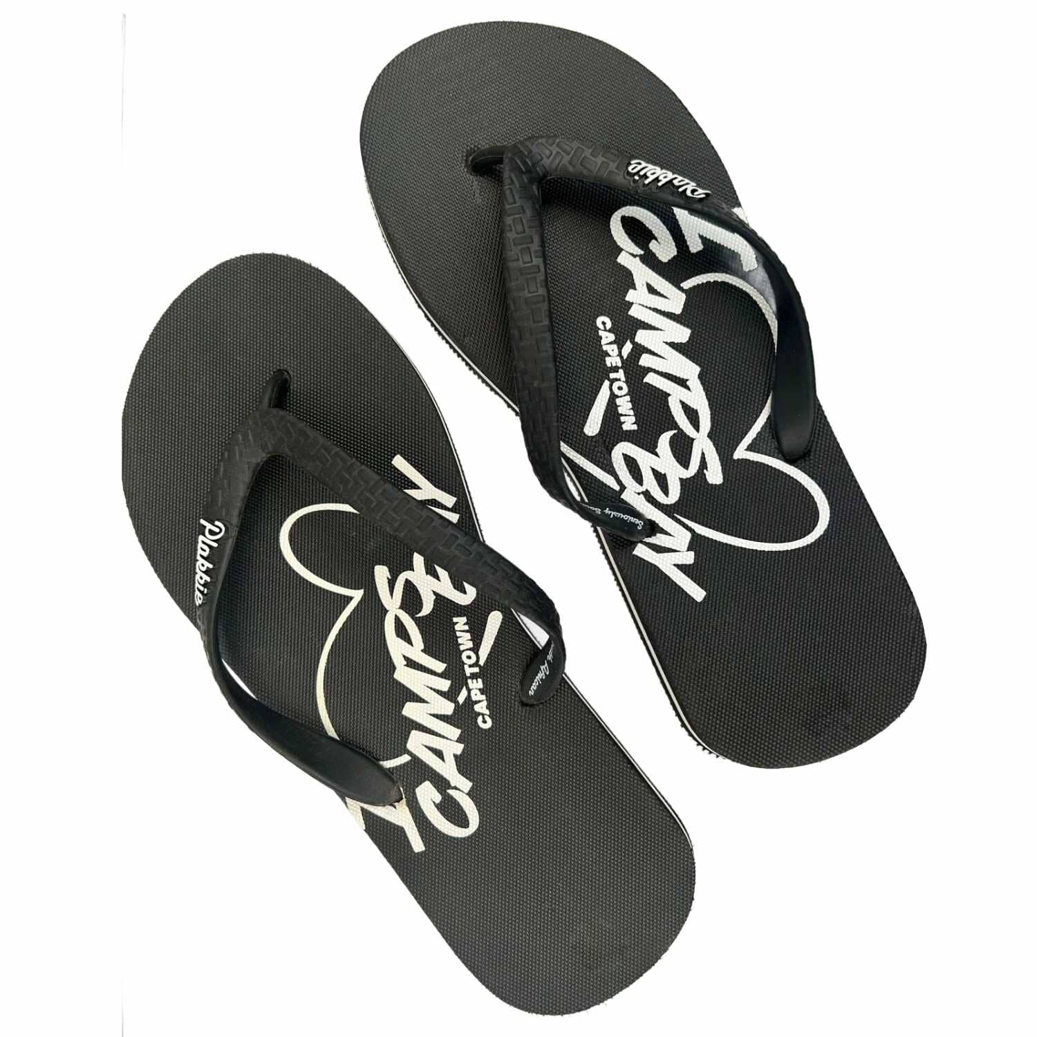 Plakkie Camps Bay Unisex Flip Flops - Black Flip-Flops Plakkie