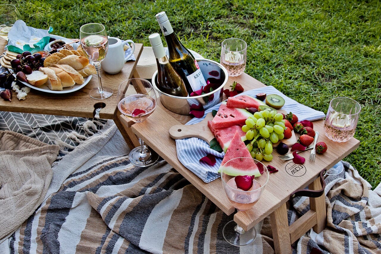 r.a.w Foldable Picnic Table (with cut-out) Garden Accessories RA Woodcraft