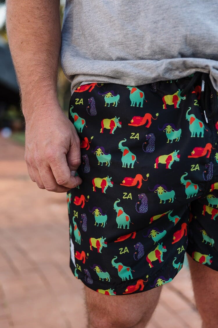 Republk Mens 'Animals' Swim Shorts Tops Republk