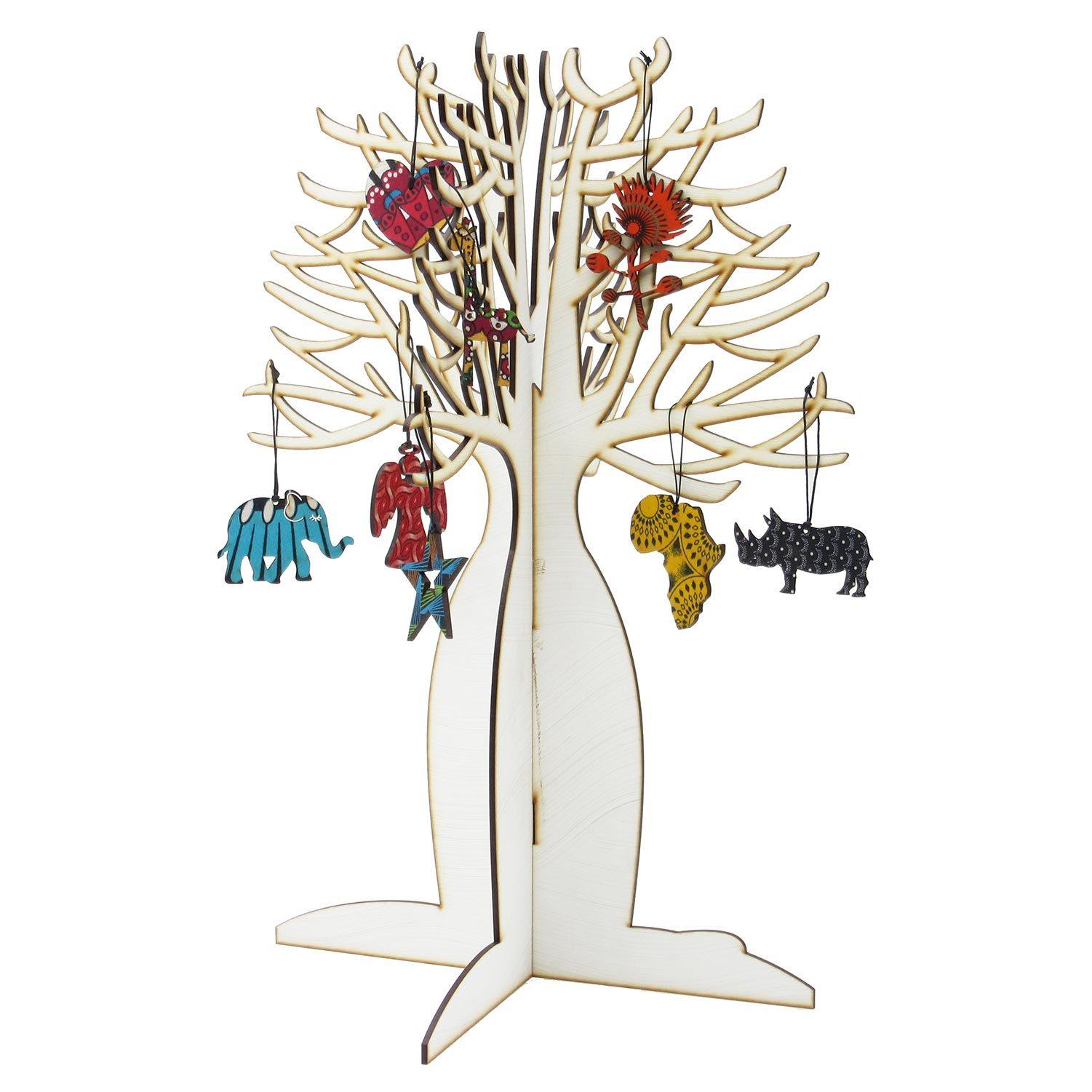 Cape Lasercut Cream Baobab Tree & Decorations Tableware Cape Lasercut