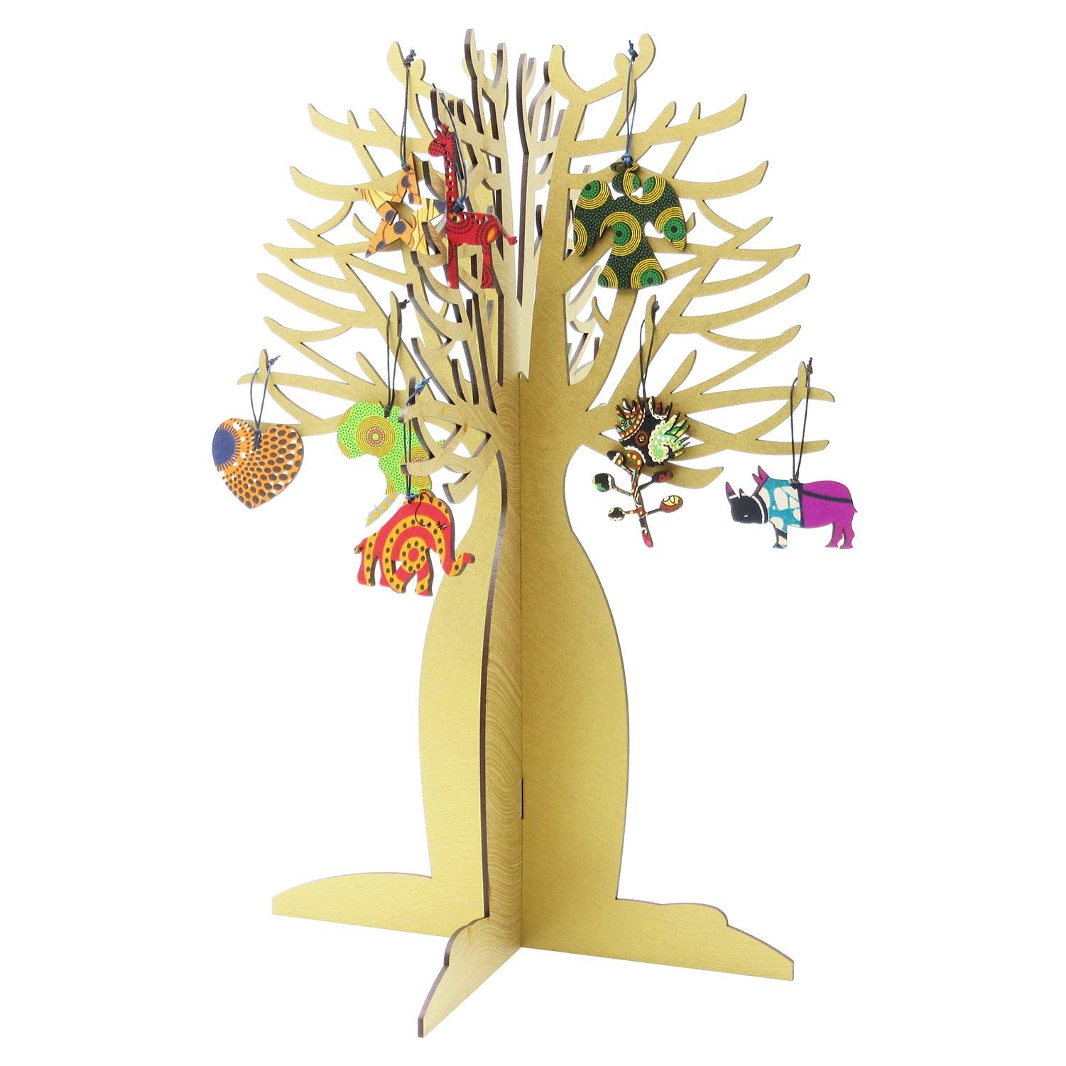 Cape Lasercut Gold Baobab Tree & Decorations Tableware Cape Lasercut