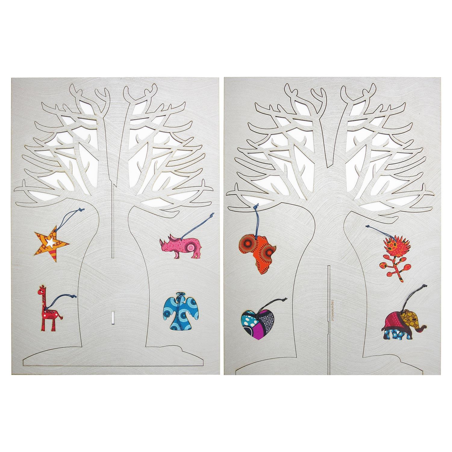 Cape Lasercut Silver Baobab Tree & Decorations Tableware Cape Lasercut