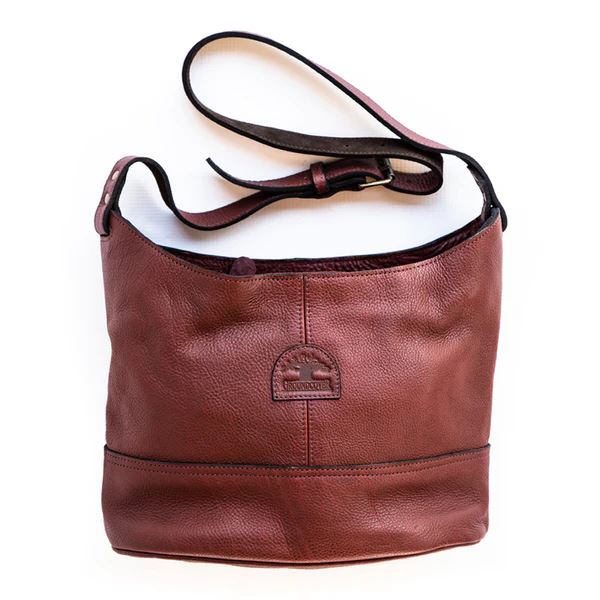 Groundcover Leather Bucket Bag Bags & Handbags Groundcover brown