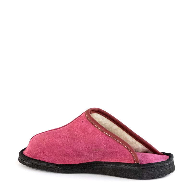 Groundcover Pink Slip-On Wool Slipper Slippers Groundcover