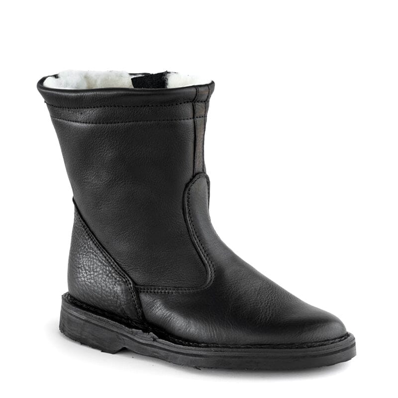 Groundcover Tamara Ladies Black Wool Boots Boots Groundcover