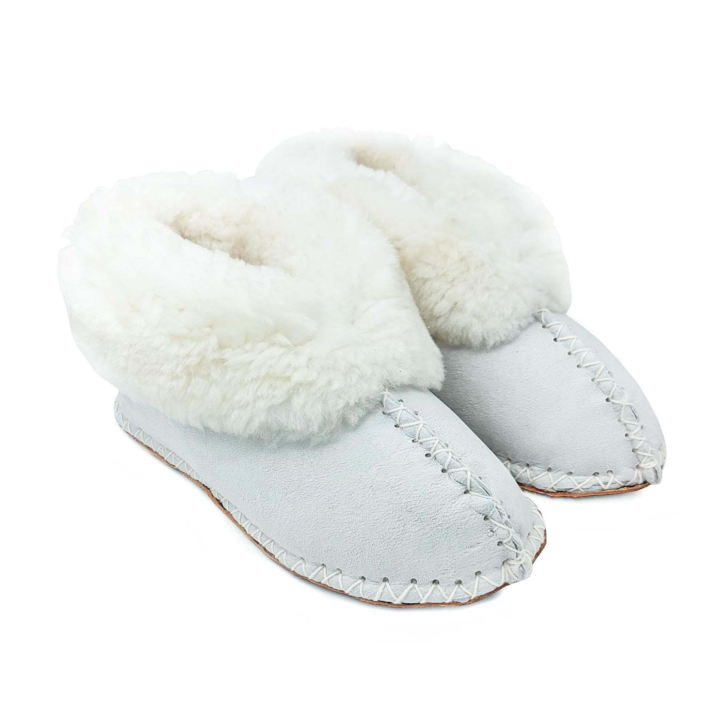 Soft sole sheepskin slippers hot sale