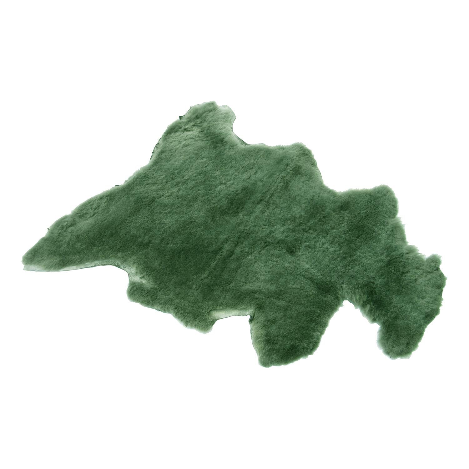 Made by Artisans Green Merino Wool Sheepskins Sheepskins Made by Artisans emerald green