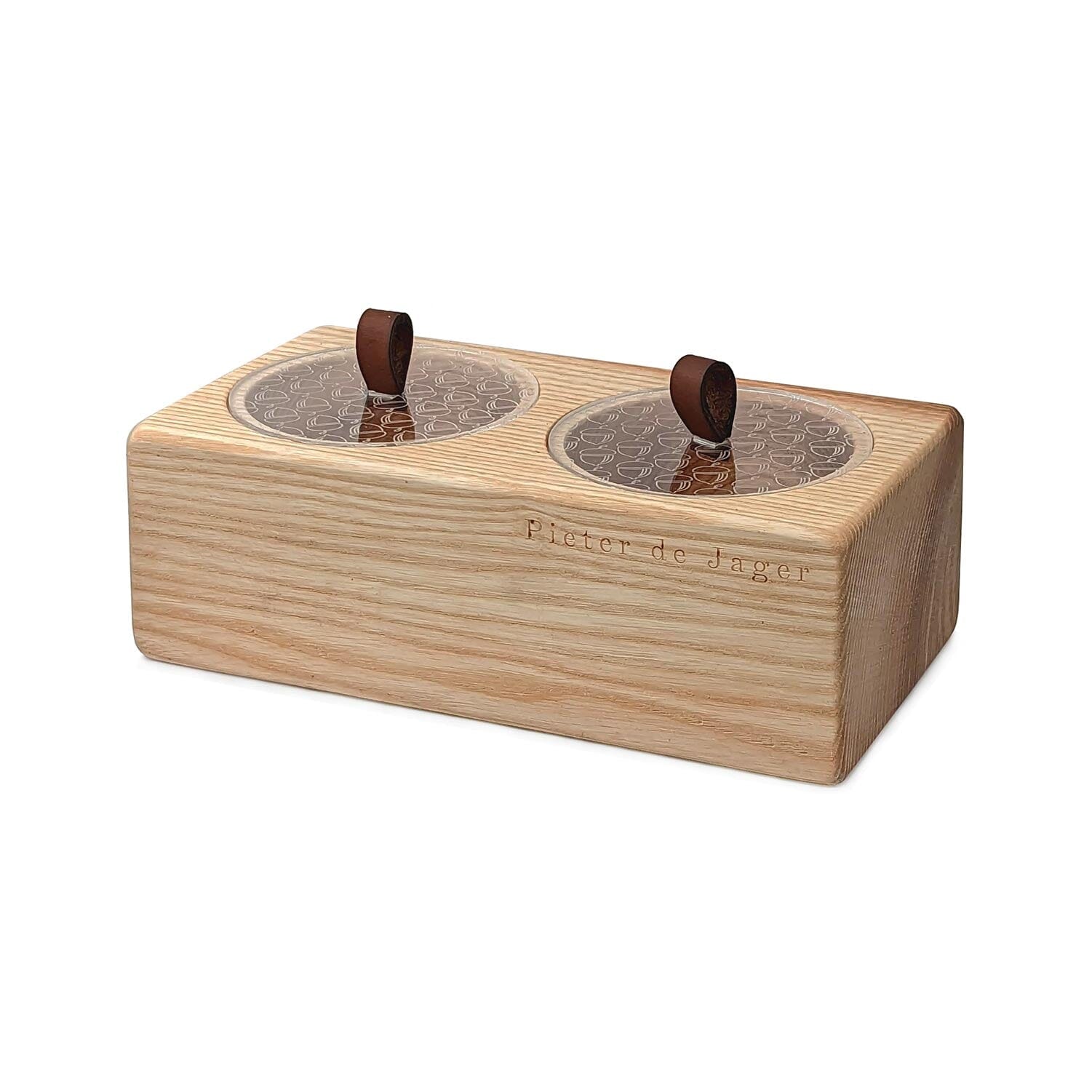 PdJ Wooden Salt & Pepper Pinch Bowl Set Tableware Pieter de Jager