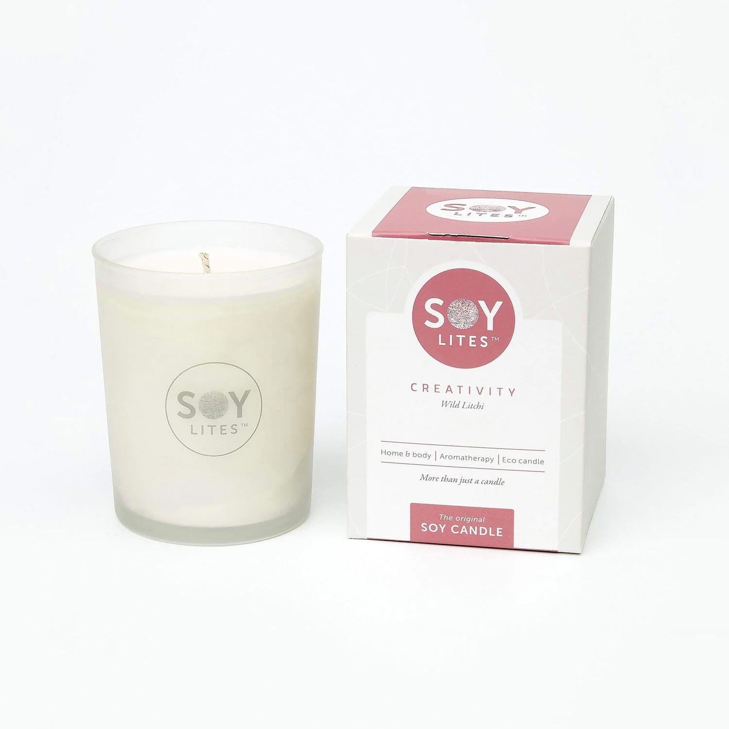 SoyLites 'Creativity' Soy Candle with Litchi Candles SoyLites