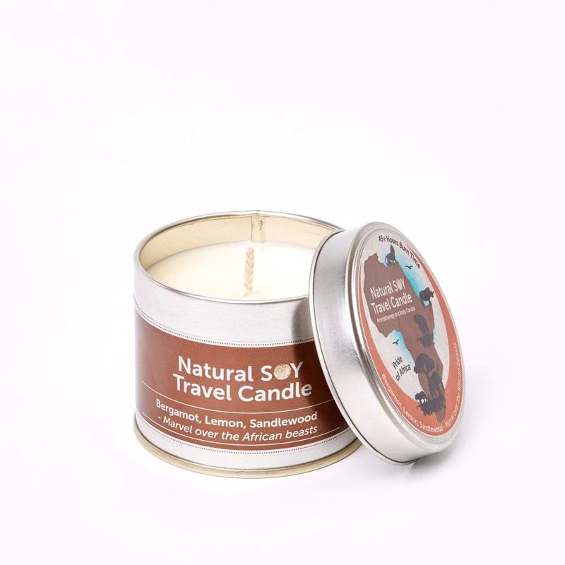 SoyLites 'Pride of Africa' Soy Travel Candle Made by Artisans