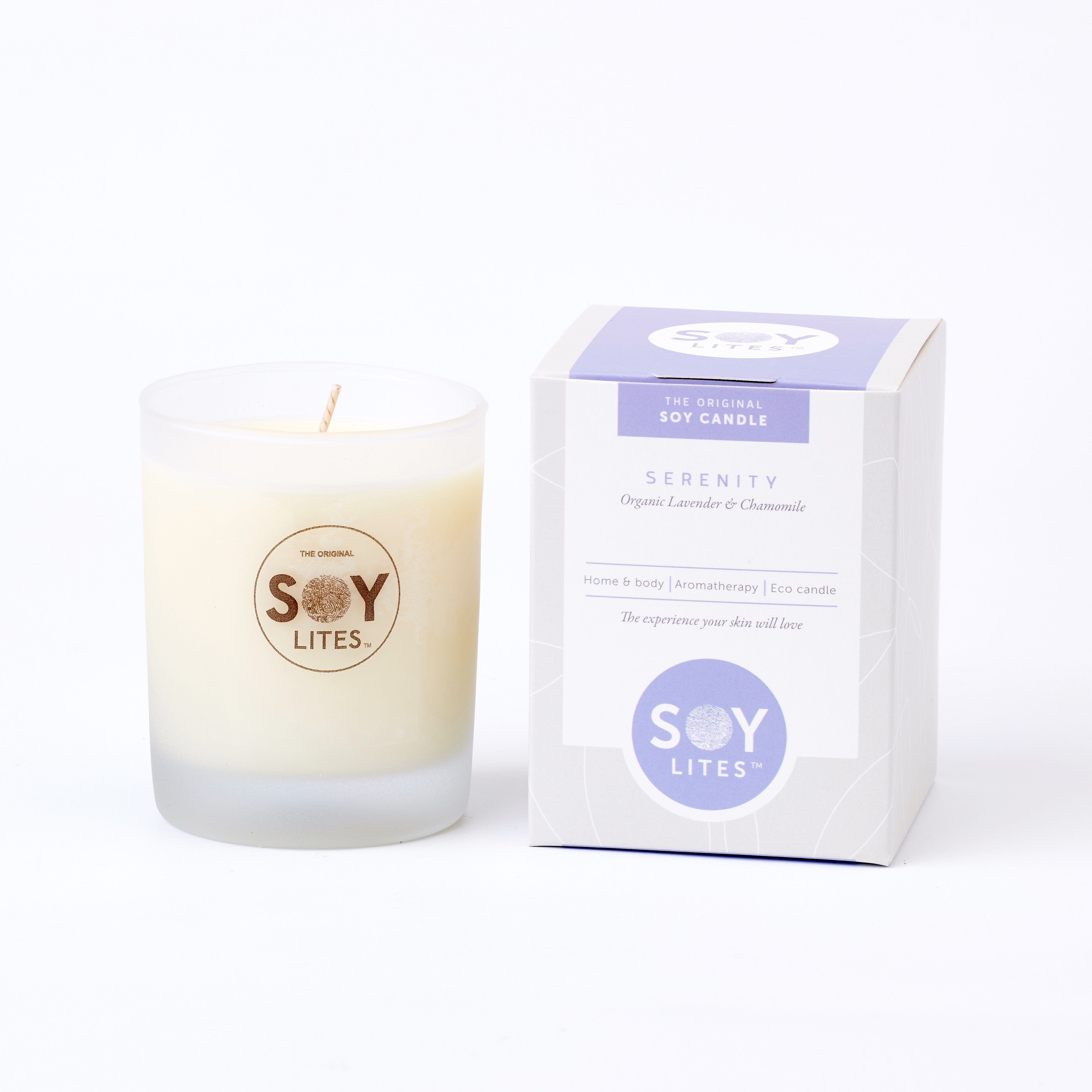 SoyLites 'Serenity' Soy Candle with Lavender & Chamomile Candles SoyLites 