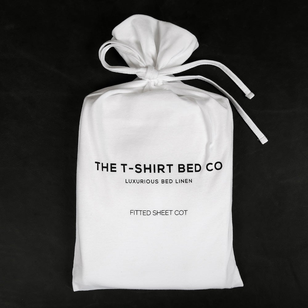 T-Shirt Bed Co Cot Fitted Sheet Bedding T-Shirt Bed Co.