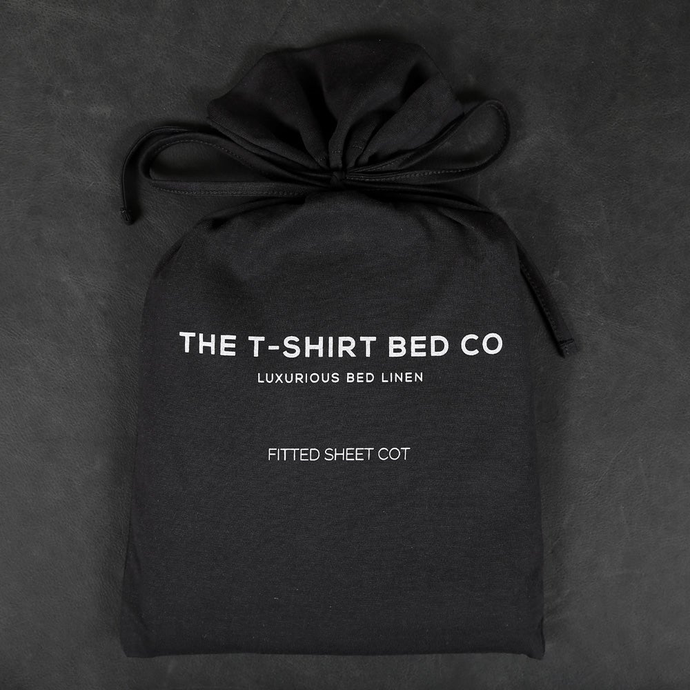 T-Shirt Bed Co Cot Fitted Sheet Bedding T-Shirt Bed Co.