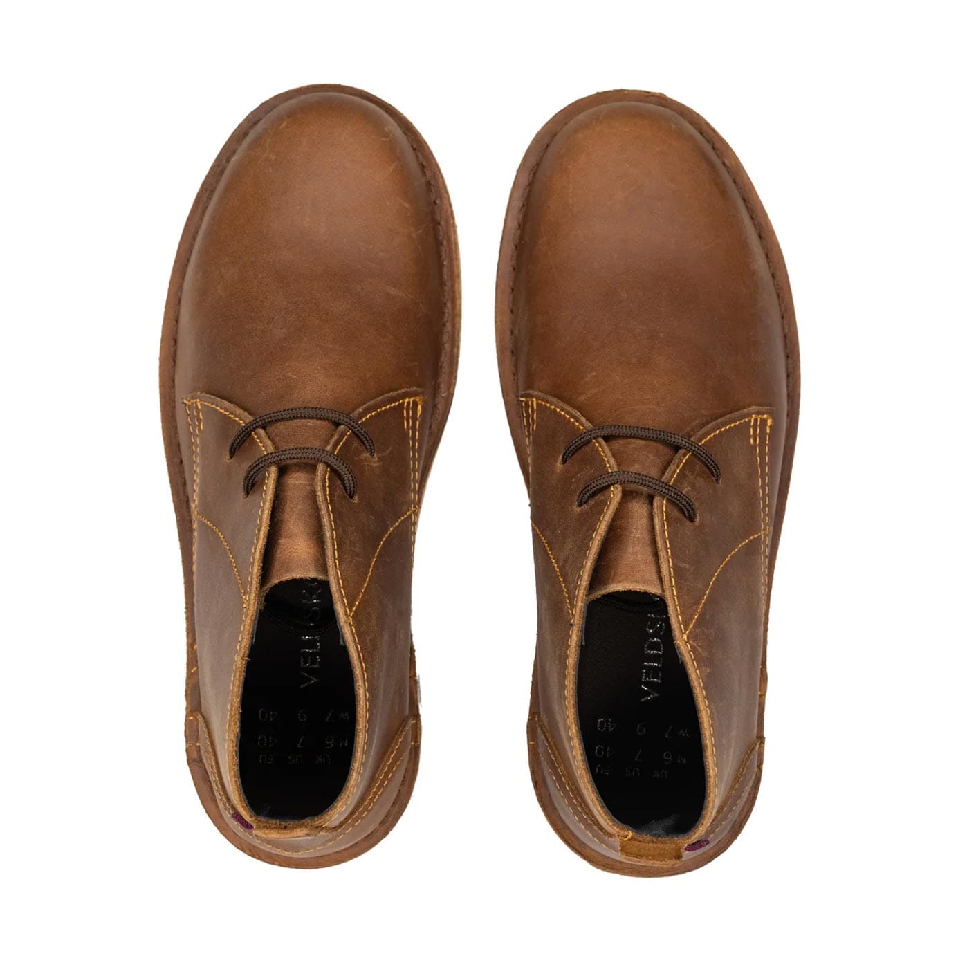 Veldskoen Chukka Brown Leather Boot Shoes Veldskoen 