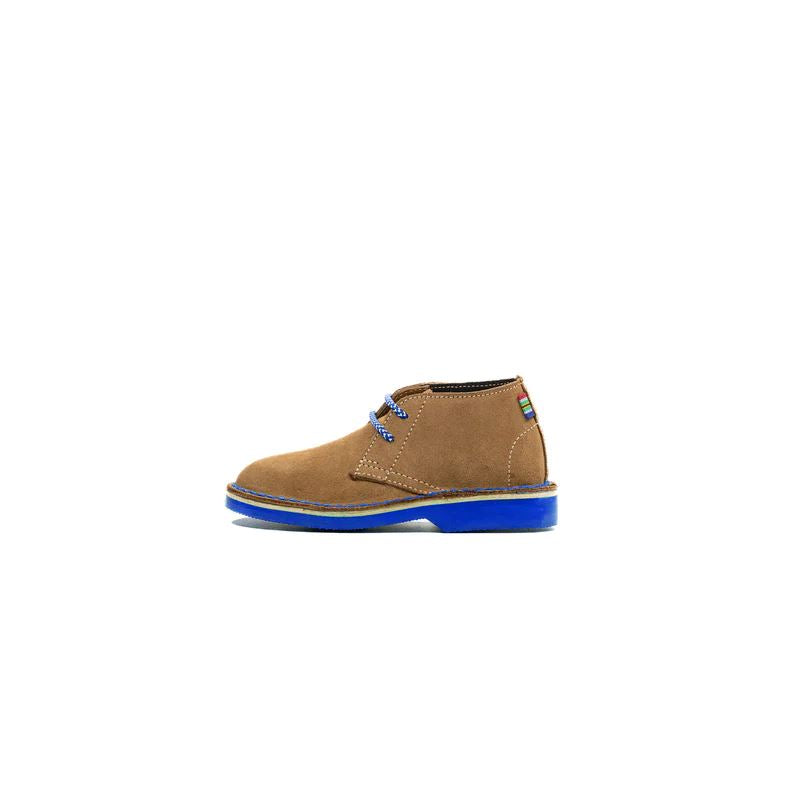 Veldskoen Traditional Heritage Kids Leather Shoe Kids Shoes & Boots Veldskoen Eddie the Elephant (blue sole) 9