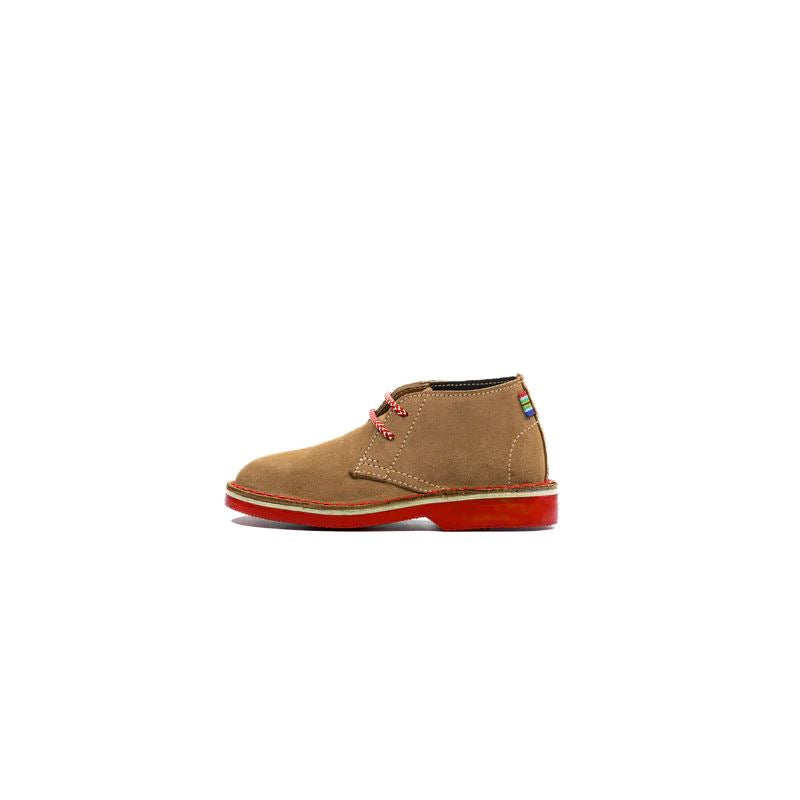 Veldskoen Traditional Heritage Kids Leather Shoe Kids Shoes & Boots Veldskoen Logan the Lion (red sole) 9 