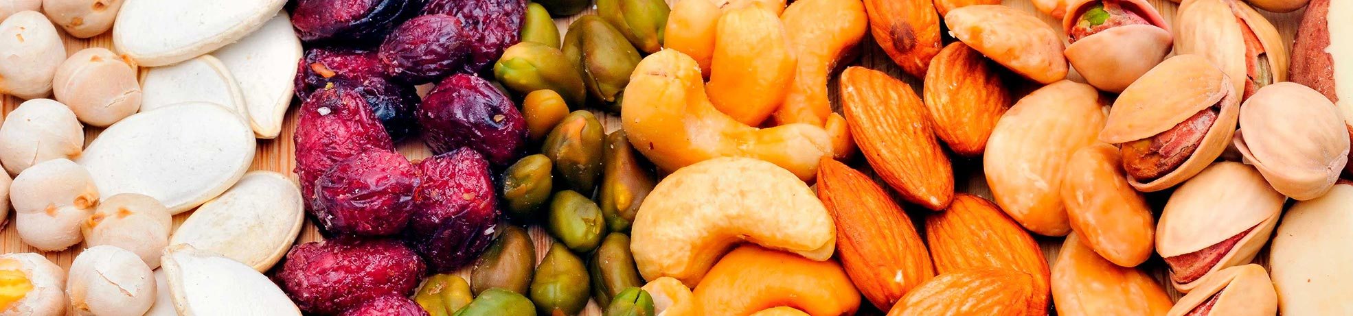 dried fruit, nuts & veggies
