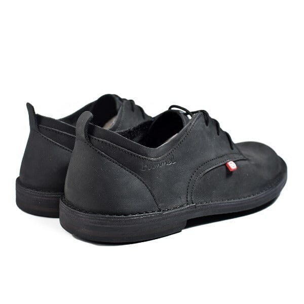 Bummel Asante Tuxedo Leather School Shoes - Thin Sole Shoes Bummel 