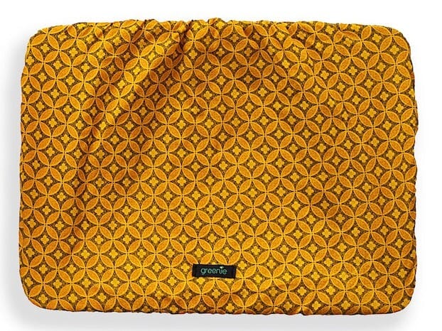 Greenie Food Rectangular Cover Shweshwe Food Storage Greenie Yellow 