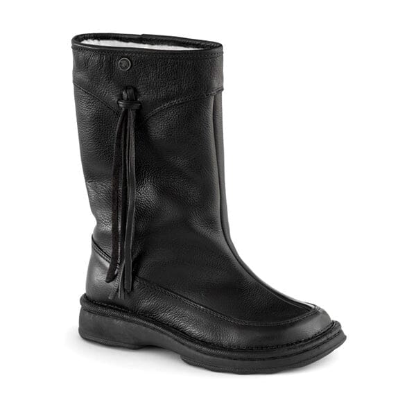 Groundcover Arctic Ladies Leather Wool Boot - Black Boots Groundcover 