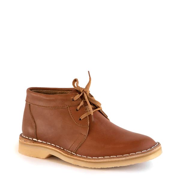 Groundcover Desert Mens Leather Shoes - Tan Boots Groundcover 