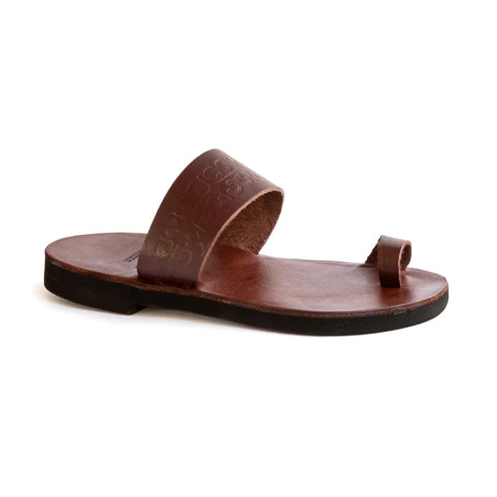 Groundcover Guru Men's Brown Leather Sandal Sandals Groundcover 