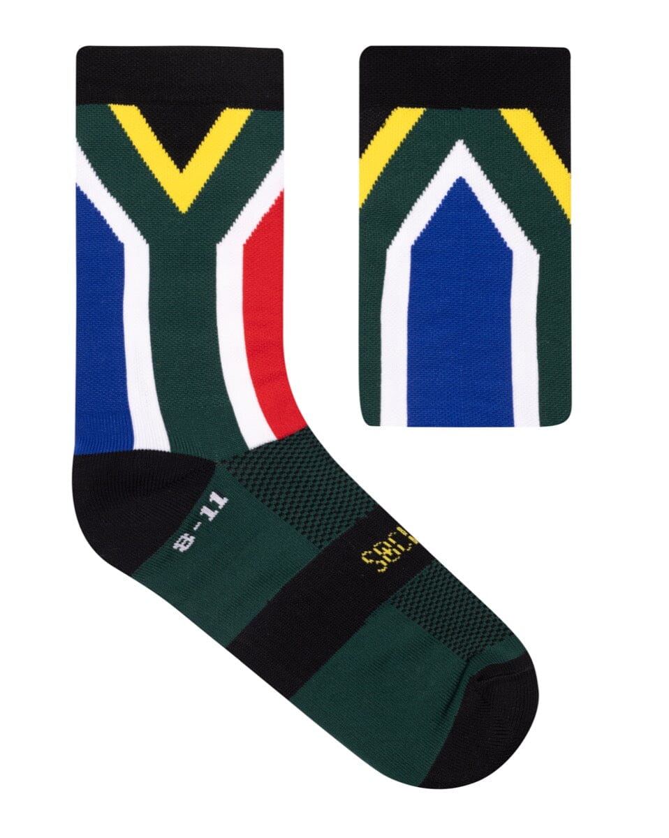 Sock Doctor Mens Active 'SA Flag' Socks Socks & Tights Sock Doctor 
