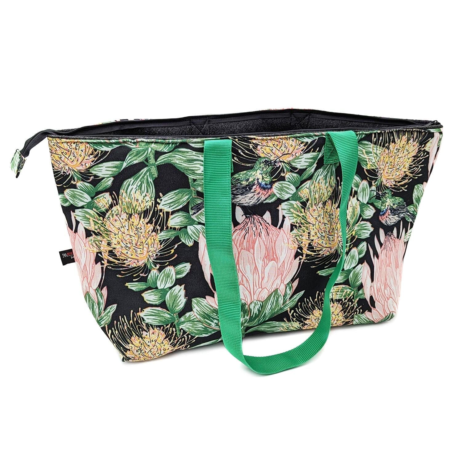 TraDishNal Shopper Cooler Bag (Insulated) Bags & Handbags TraDishNal Hummingbirds 