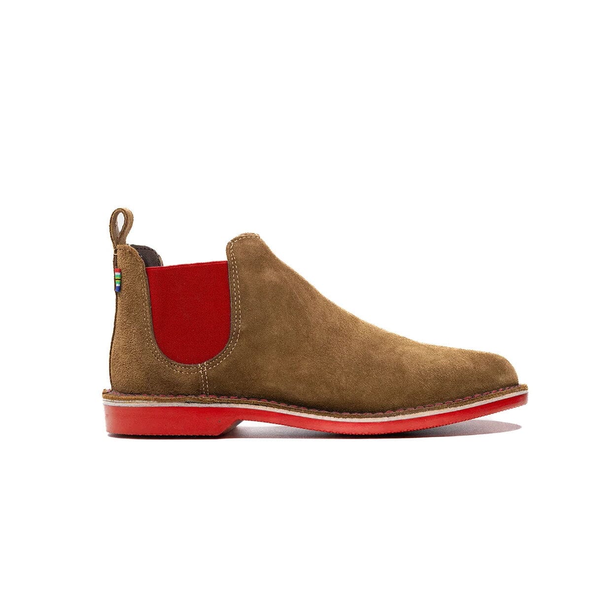Veldskoen Chelsea Leather Boot Shoes Veldskoen Pinotage Red 3 
