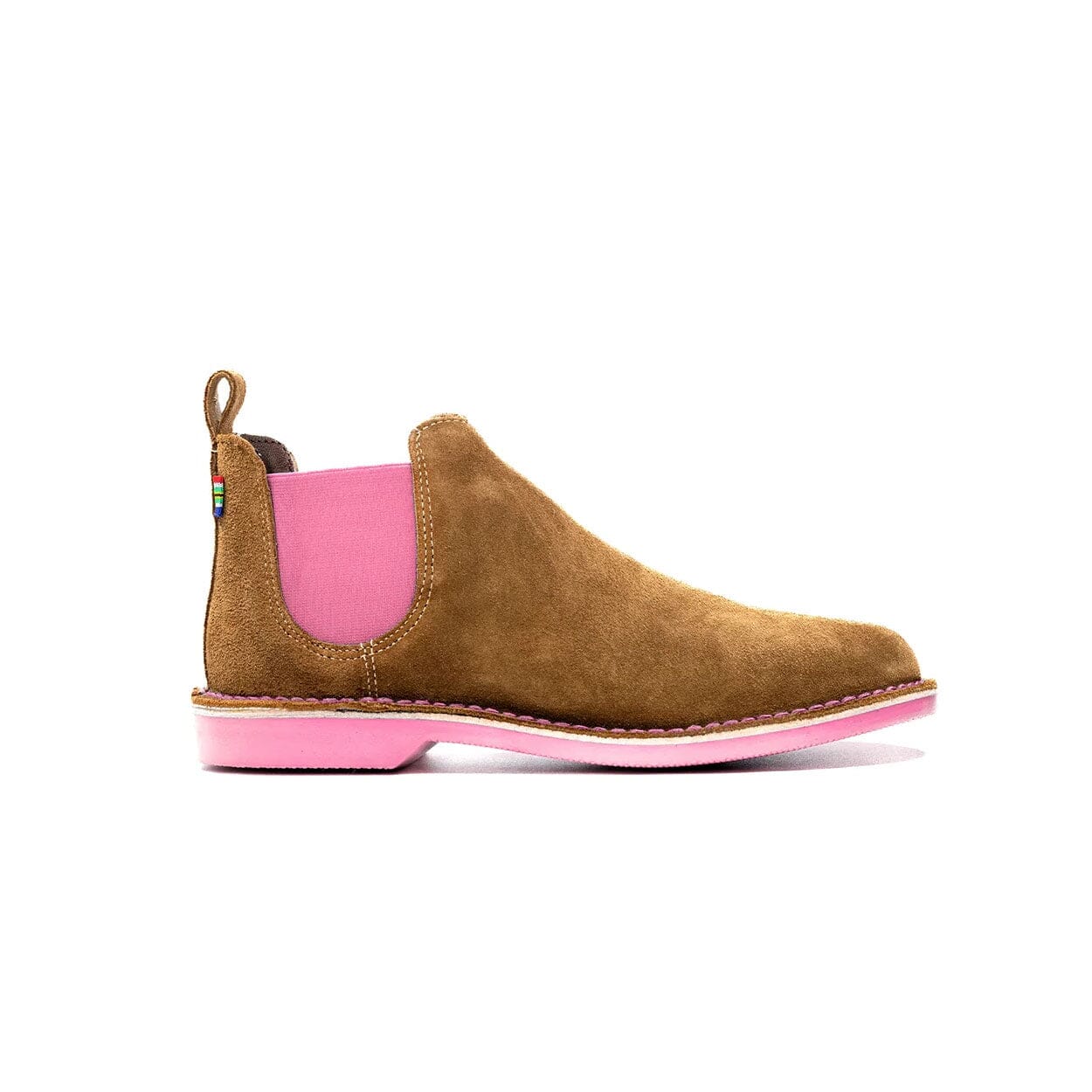 Veldskoen Chelsea Leather Boot Shoes Veldskoen Uhambo Pink 3 