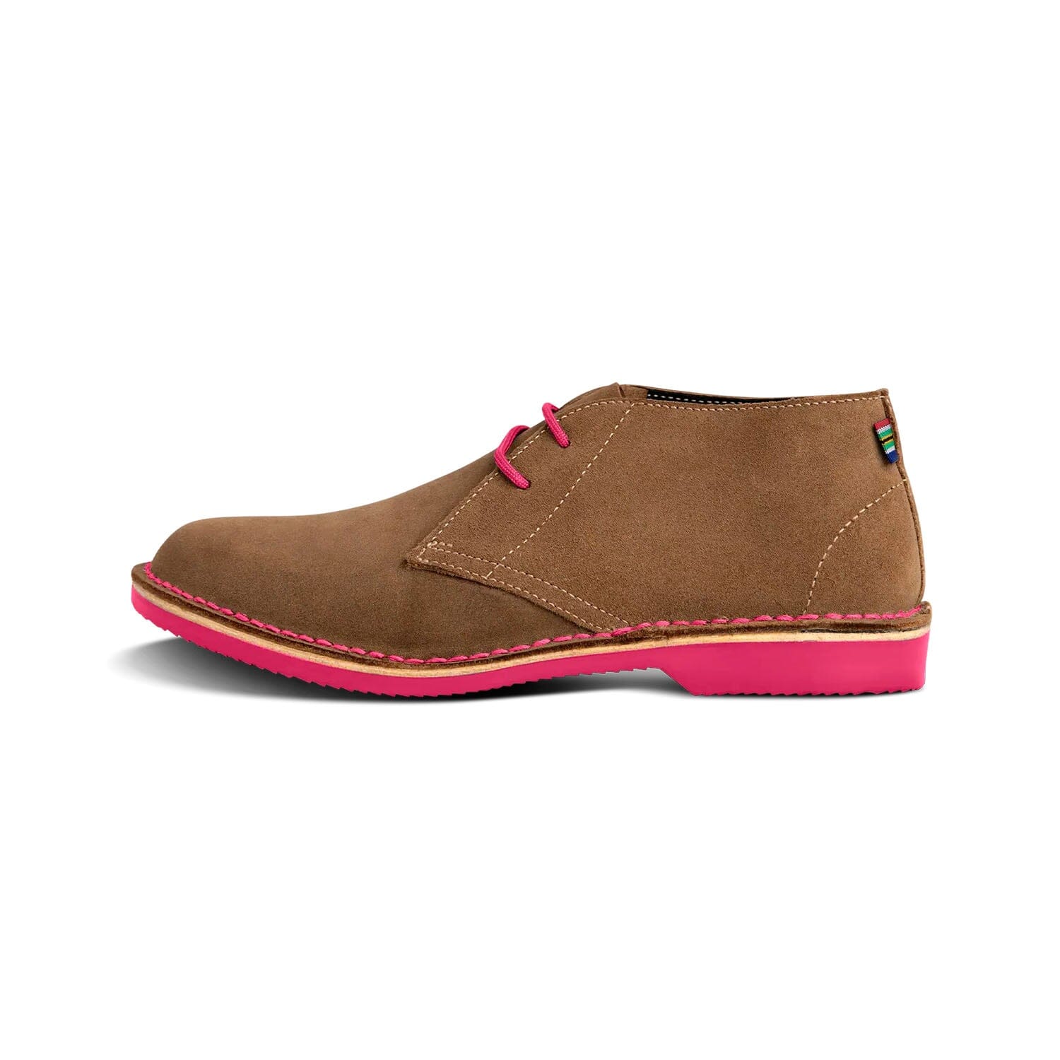 Veldskoen Traditional Heritage Leather Shoe Shoes Veldskoen Hadeda Hot-Pink 3 