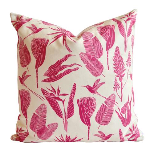 aLoveSupreme Cushion Covers with Botanicals home & decor aLoveSupreme pink on sand