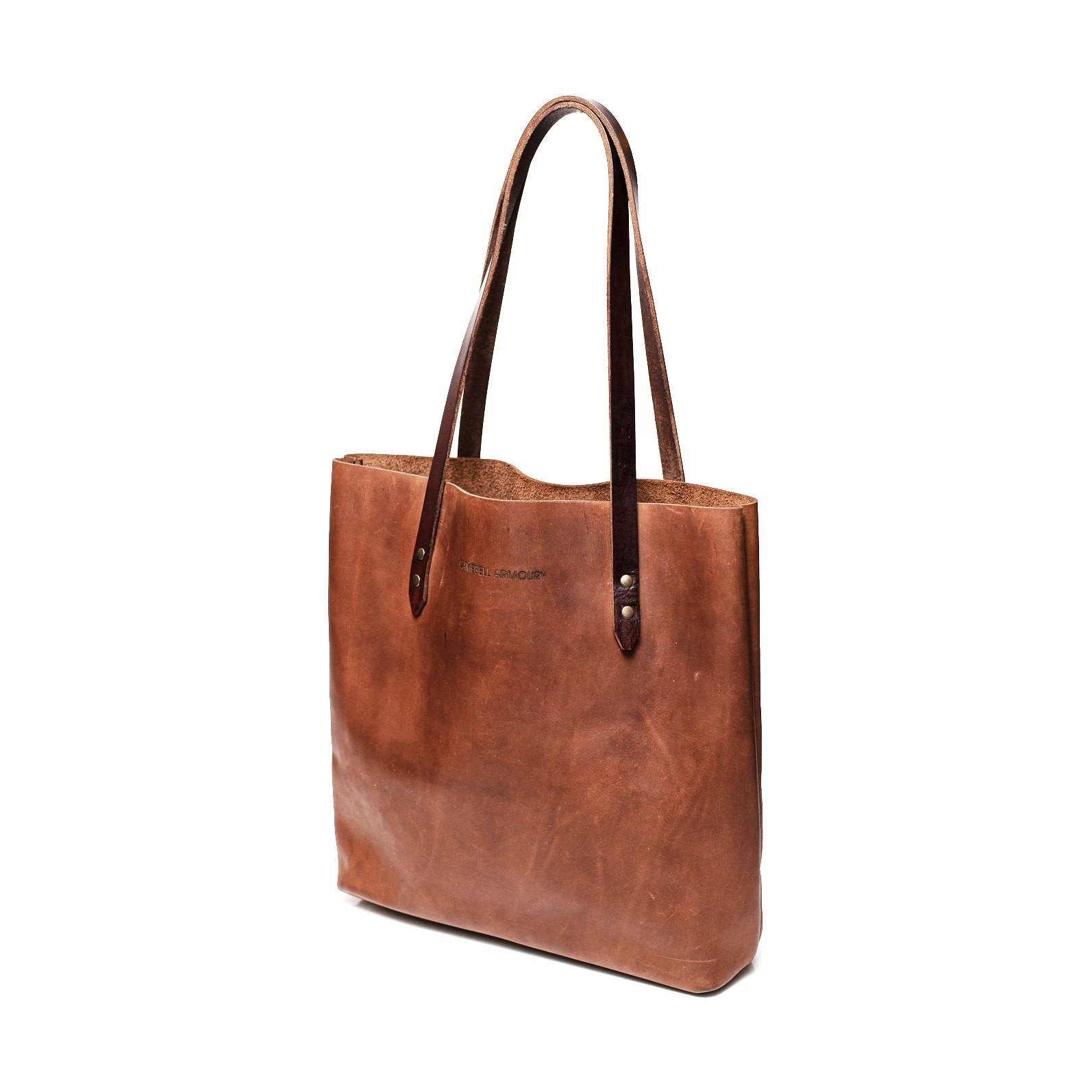 Campbell Armoury Leather Soft Tote Bag clothing & accessories Campbell Armoury brown