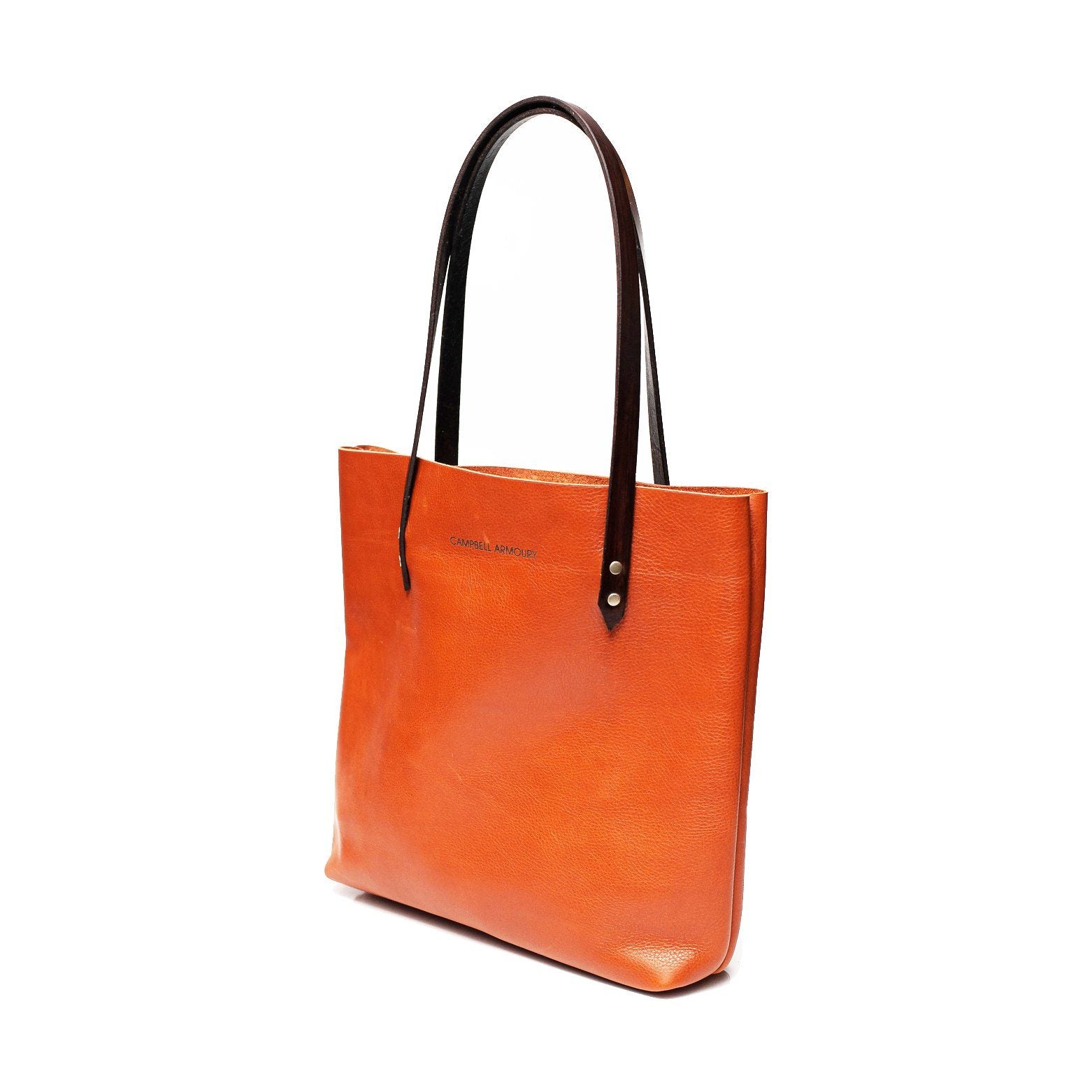 Campbell Armoury Leather Soft Tote Bag clothing & accessories Campbell Armoury rust