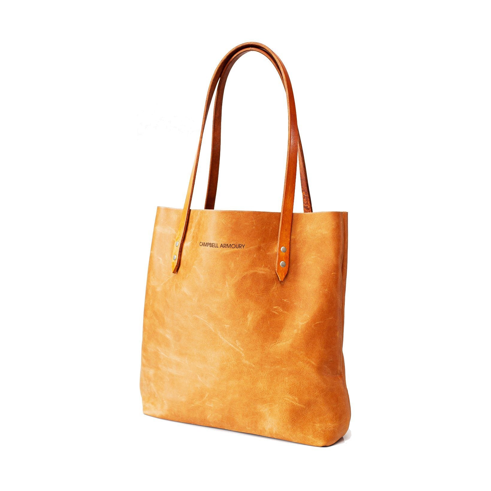 Campbell Armoury Leather Soft Tote Bag clothing & accessories Campbell Armoury tan