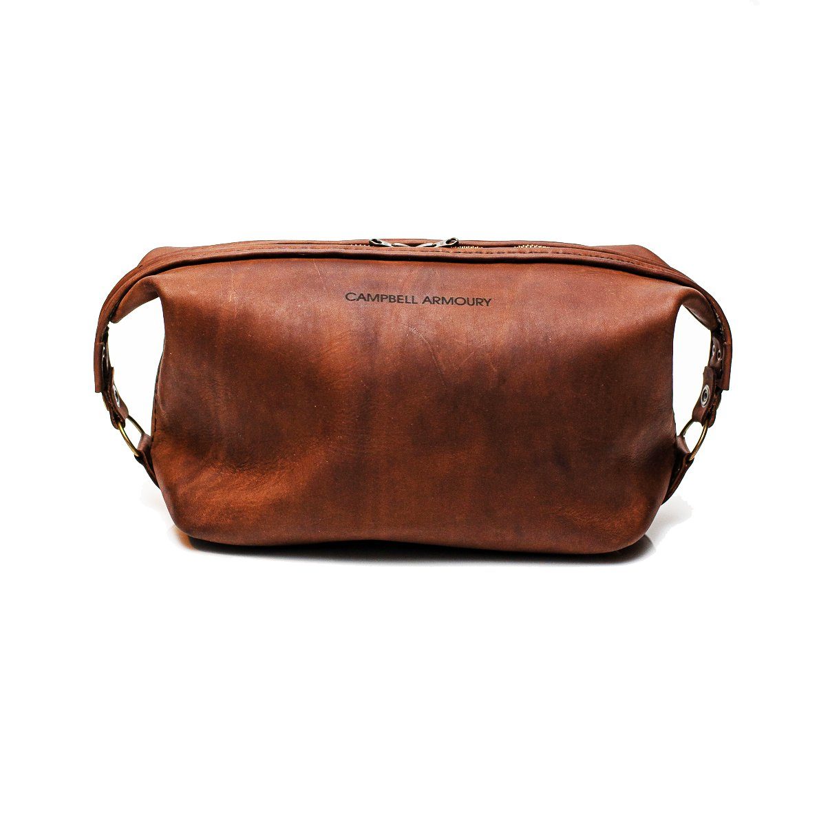 Campbell Armoury Leather Toiletry Bag clothing & accessories Campbell Armoury brown