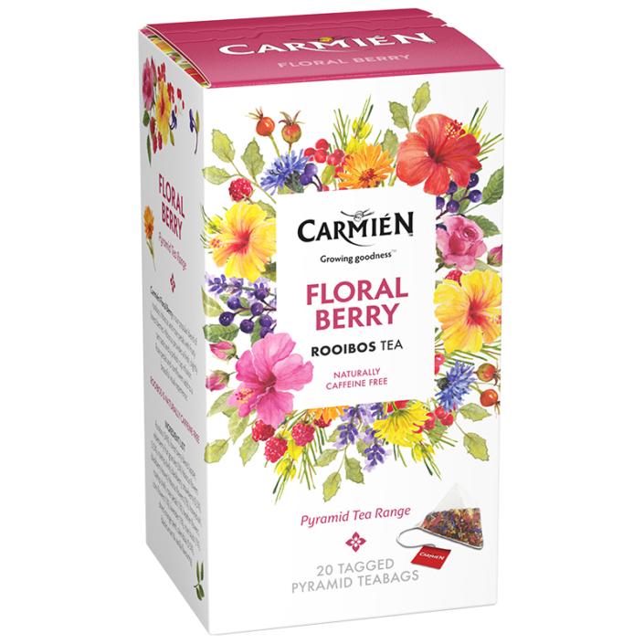 Carmién Floral Berry Rooibos Tea food Carmién Tea