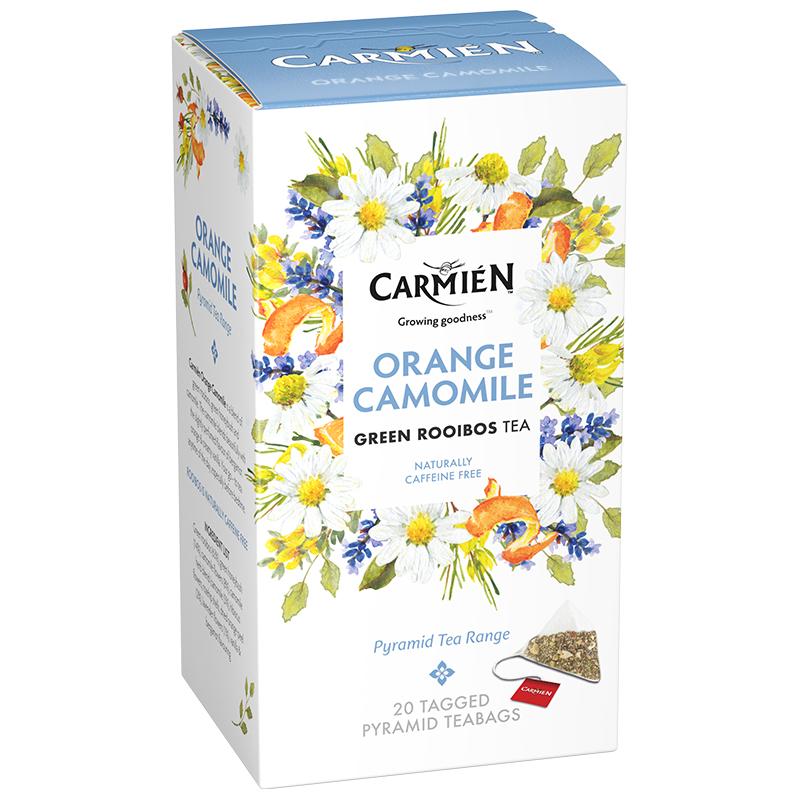 Carmién Orange Camomile Green Rooibos Tea food Carmién Tea