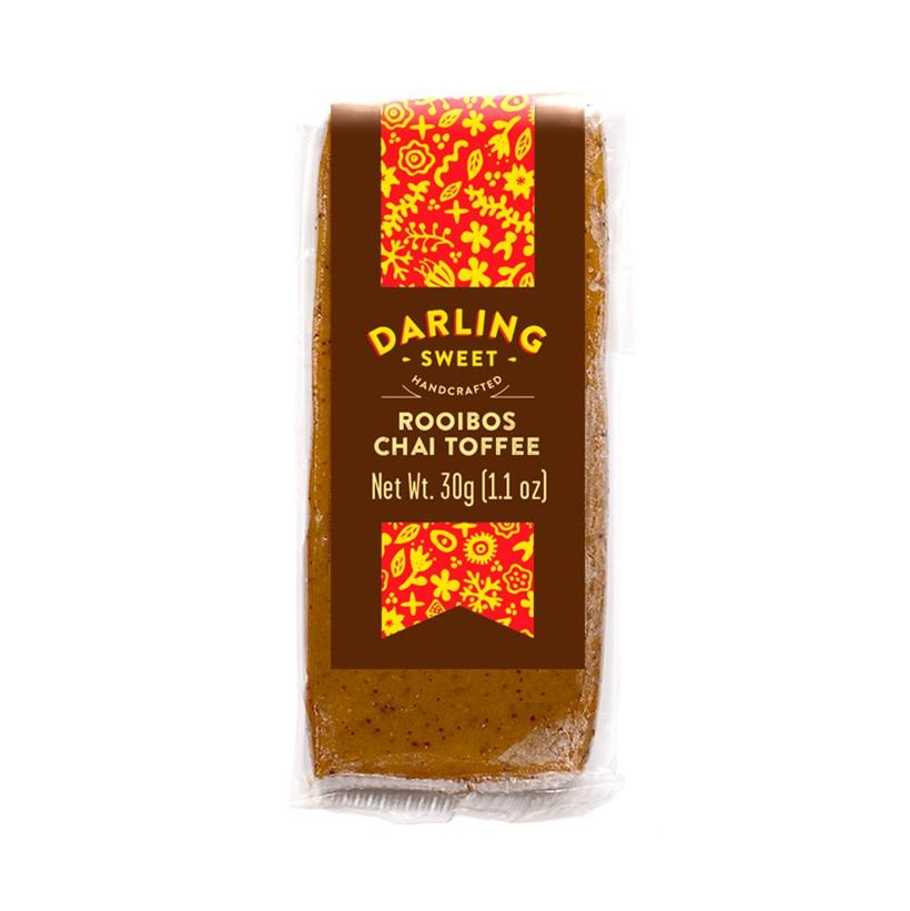 Darling Sweet Rooibos Chai Toffee Bar 30g food Darling Sweet
